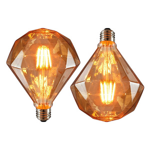 LED Filament Bulb Diamond Shape Decorative Vintage Lamp Special Shaped Series 4W light bulb