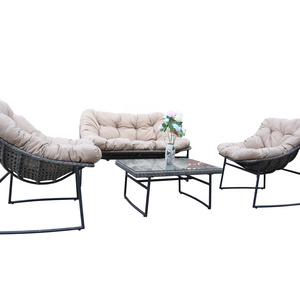 PRSF-ATEF3 Outdoor wicker rattan furniture Garden Patio Leisure sofa set of 4 Wholesale Factory price Unique style