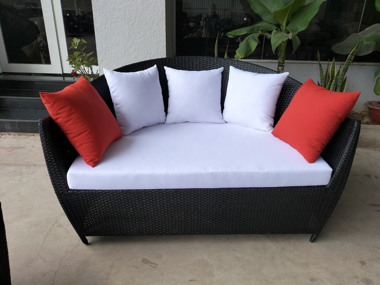 Poly Rattan Swimming Pool Chaise Lounge Outdoor Furniture