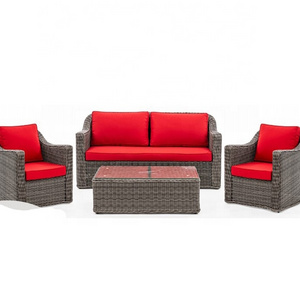 Outdoor Wicker Rattan Simple Unique Leisure Seating Reclining Table Sofa Set Whole sale made in Vietnam