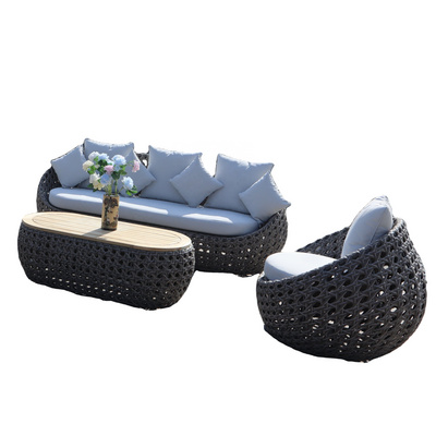 PRSF-VF18-2 Outdoor Garden Sectional Sofa sets I shaped furniture Rattan Wicker Patio Leisure Seating Factory Direct pricing