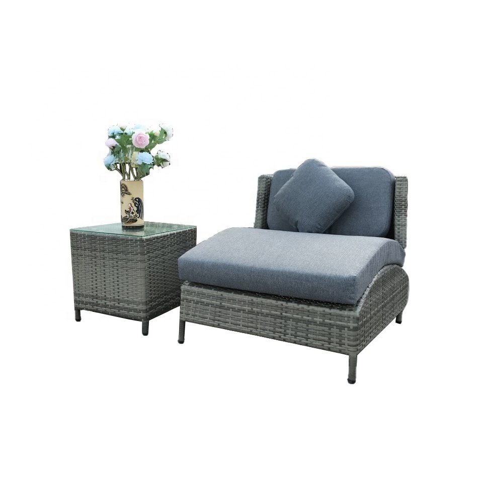 PRSF-022 Outdoor Patio Garden Leisure Seating set sofa with comfortable cushion and side coffee table