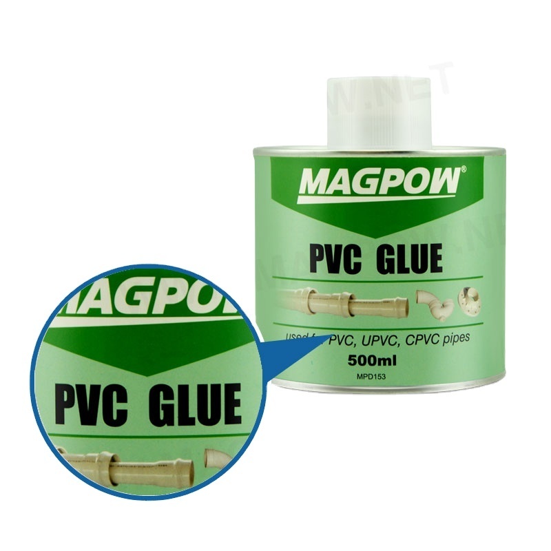 Clear PVC Pipe Glue CPVC UPVC PVC Solvent Cement with brush 500ML