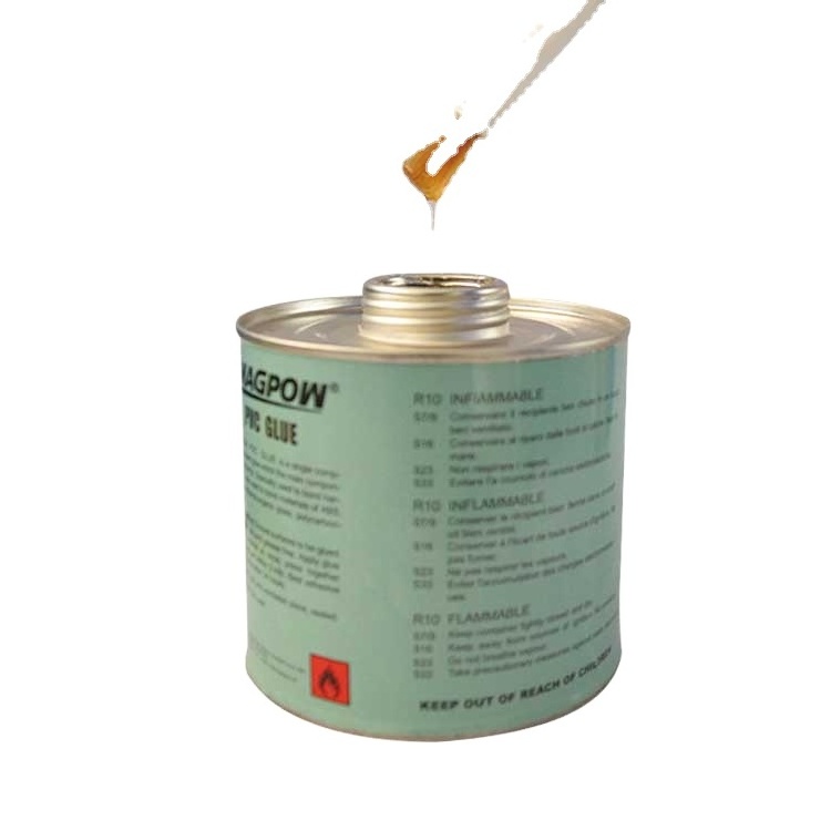 Clear PVC Pipe Glue CPVC UPVC PVC Solvent Cement with brush 500ML