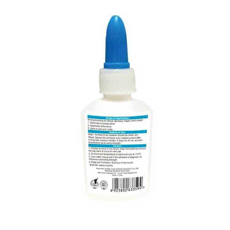 MAGPOW MPF107 40g per Bottle All Purpose Washable  Non Toxic Water Based PVA Wood Glue