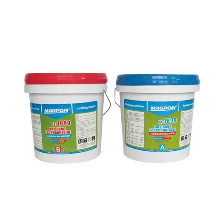 MAGPOW MPJ101 9KG/SET Water Proof and Aging Resistant Two Component Constructional Epoxy Resin  Adhesive FOR Bonding Tiles