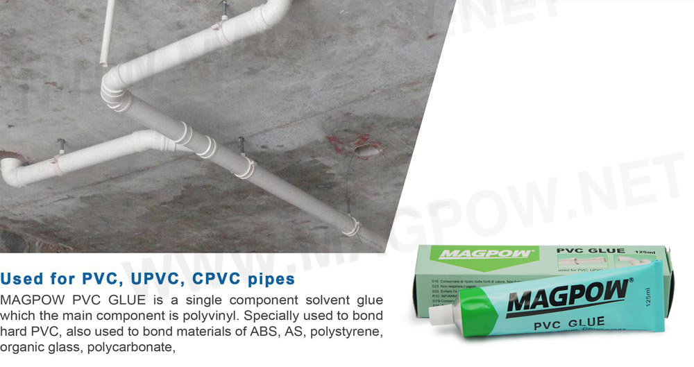 Plastic PVC and CPVC Pipes and Fittings Glue Adhesive Glue