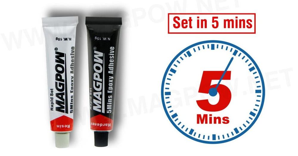 MAGPOW MPA102 5 Minutes Curing 30g/set Clear AB Epoxy Resin Glue For Hardware and Auto Parts