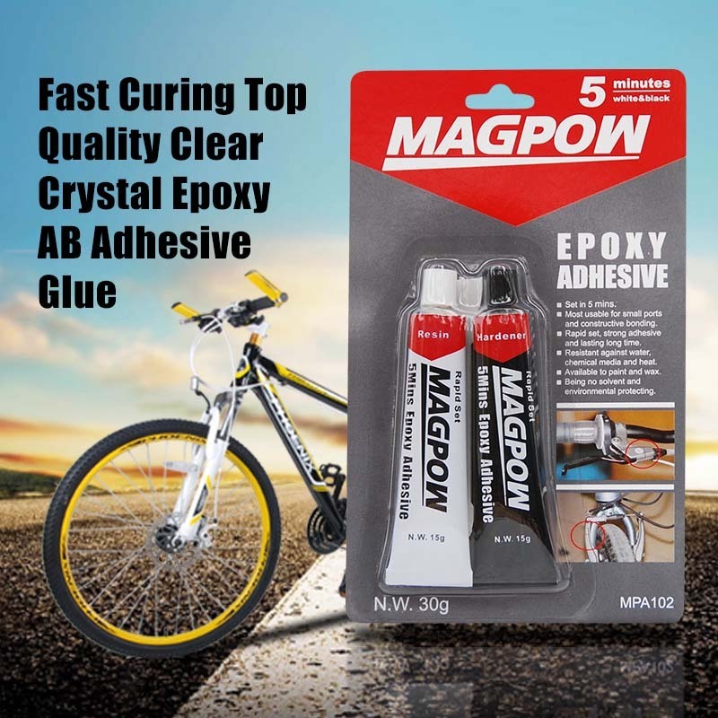 MAGPOW MPA102 5 Minutes Curing 30g/set Clear AB Epoxy Resin Glue For Hardware and Auto Parts