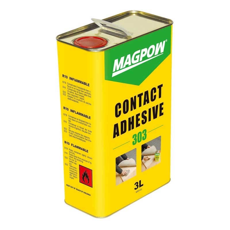 Magpow MPD121 4L/TIN Yellow Liquid Solvent Neoprene  Contact Cement Glue For Shoe,  Furniture, Rubber, and Leather