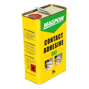 Magpow MPD121 4L/TIN Yellow Liquid Solvent Neoprene  Contact Cement Glue For Shoe,  Furniture, Rubber, and Leather