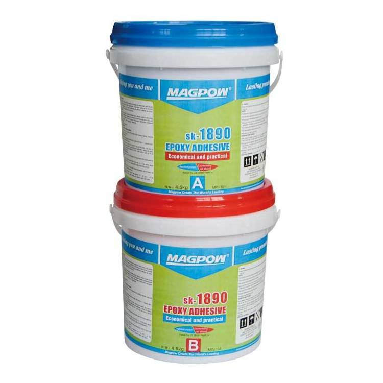 MAGPOW MPJ101 9KG/SET Water Proof and Aging Resistant Two Component Constructional Epoxy Resin  Adhesive FOR Bonding Tiles