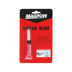 MPC104 3g / pcs Aluminum Tube Packed Fast Curing Clear Liquid  502 Super Glue cyanoacrylate Adhesive