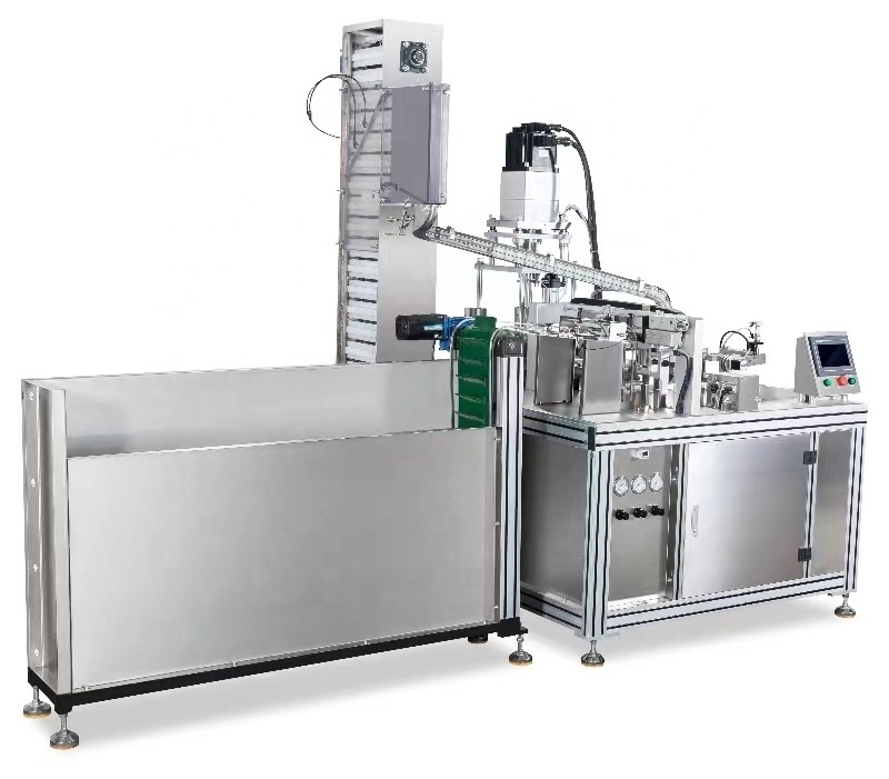 Full automatic adhesive filling machine for 300mL single component cartridge