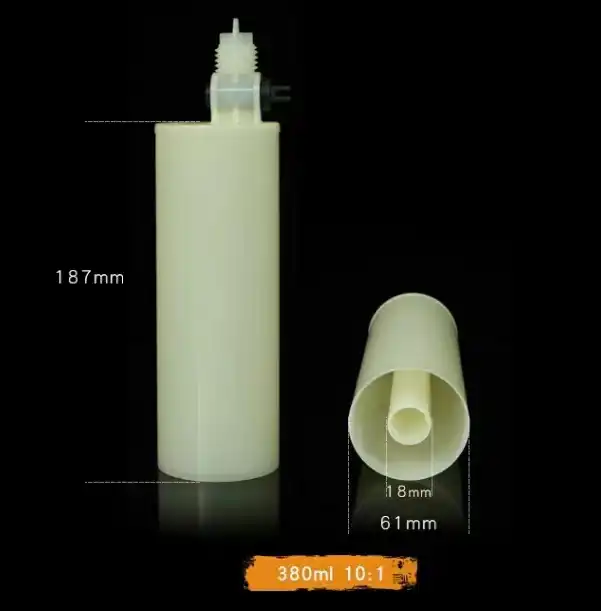 380mL 10:1 disposable Cartridge System  dual cartridge tube coaxial cartridge by factory