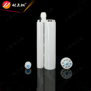 Empty 585ml 3:1 dual epoxy adhesive cartridge for chemical anchoring