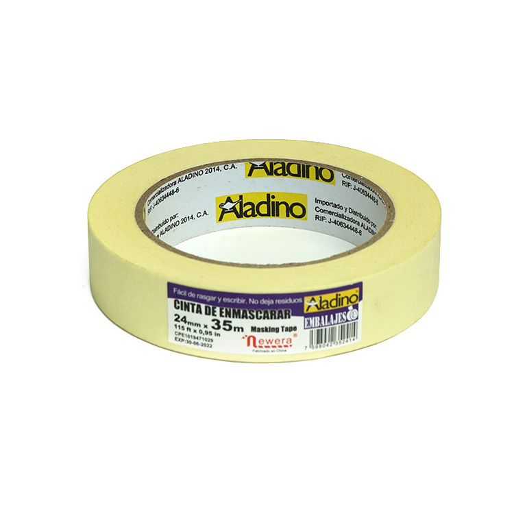 1'' 2'' Custom Size Cinta Masking Crepe Masking Tape