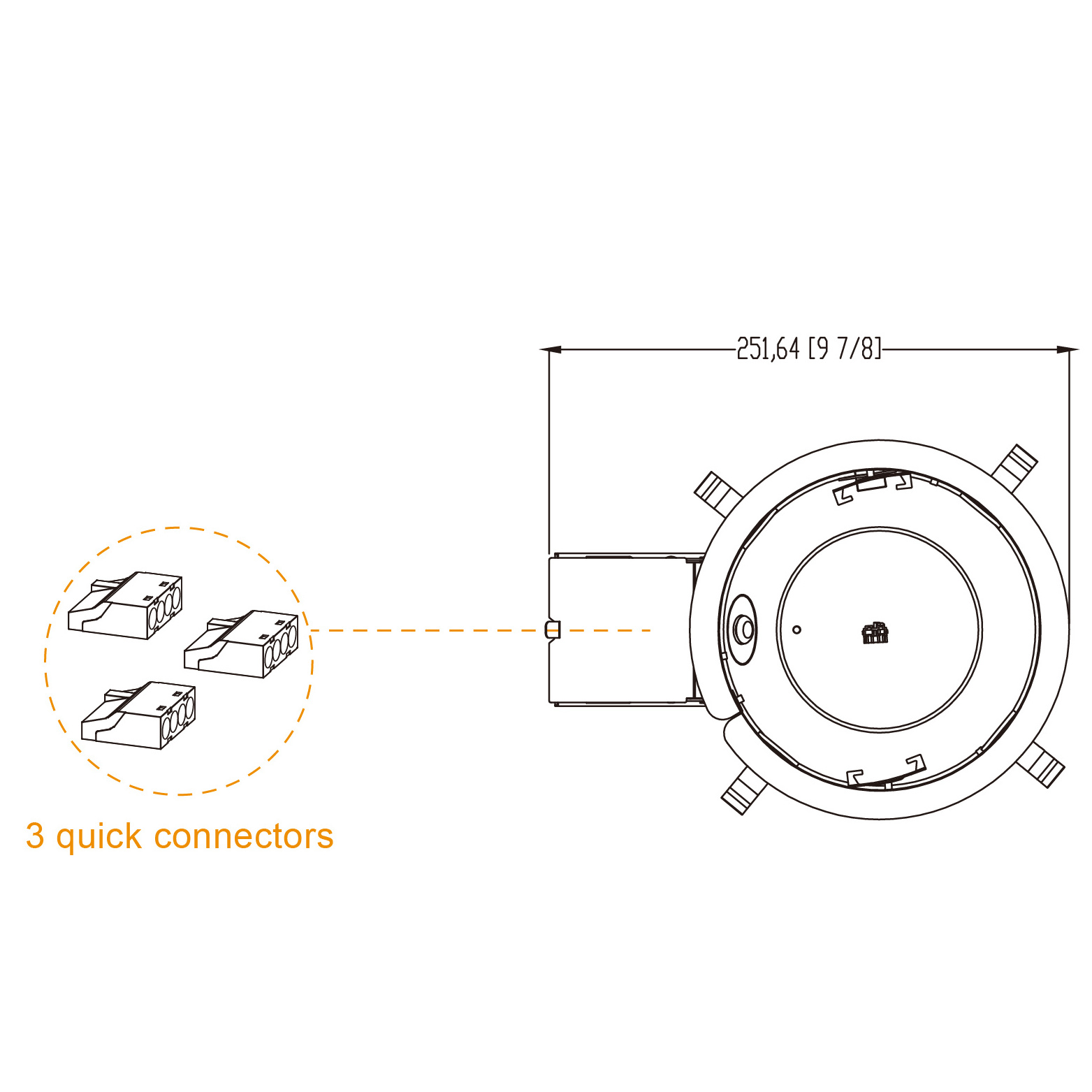 6 Inch Remodel Led Light Can Air Tight Ic Housing Recessed Lights Led Downlight For Retrofit Kit Electrician Prefer