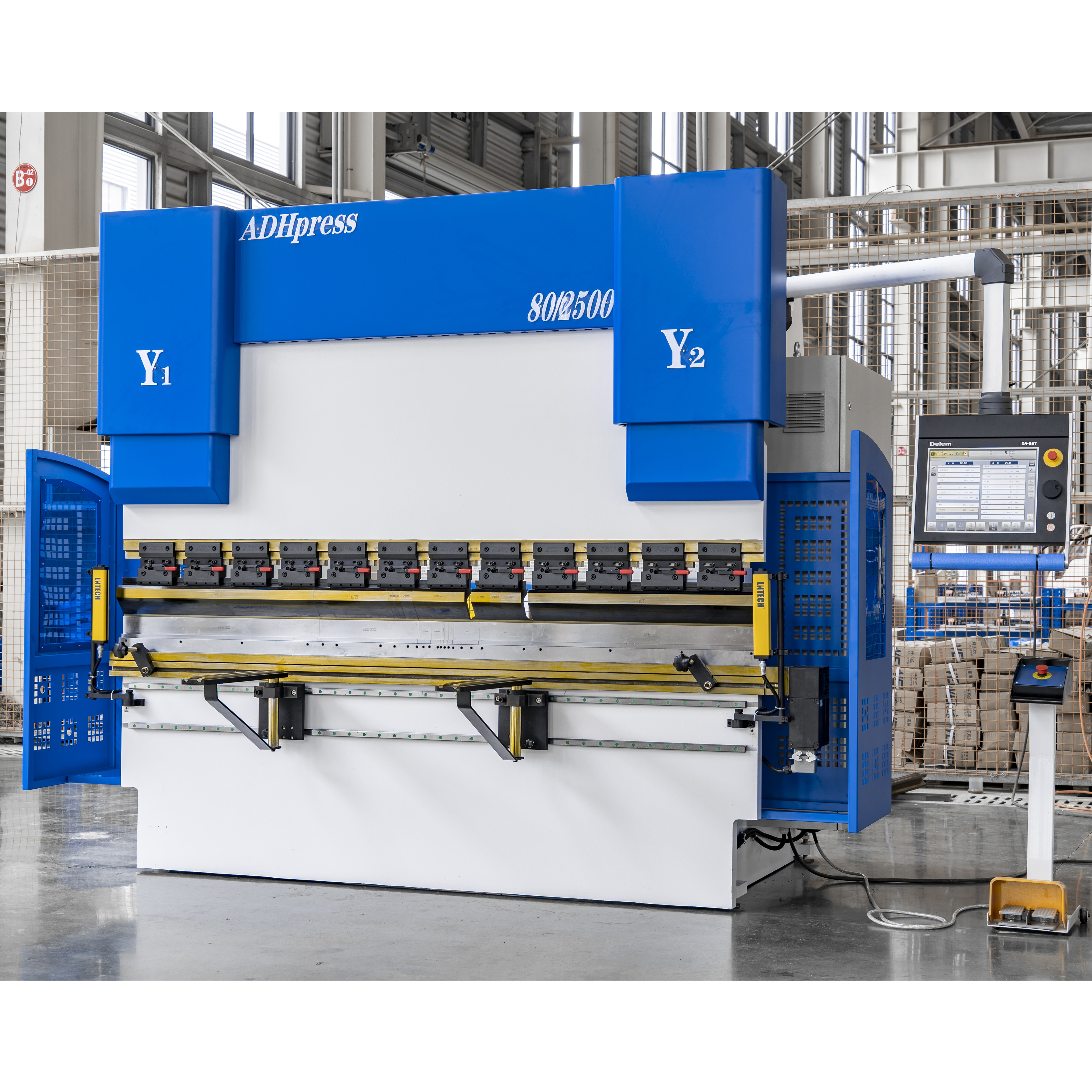 ADH Sheet Metal Bending Machine DA66T CNC 200T/300T Press Brake for Stainless steel kitchen door frame cabinet