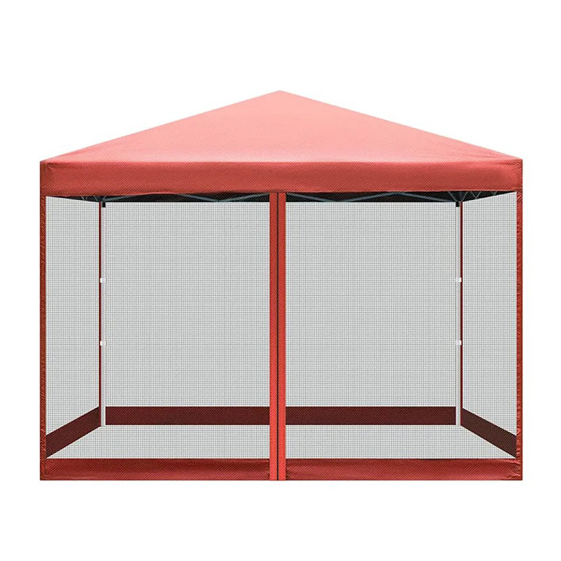 Summer special tents pop up screen wall with zipper garden gazebo 3x3m