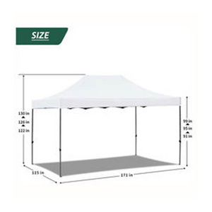 OEM 10' x 15' 10' x 20' Pop Up Canopy Tent Outdoor Canopies for Festival Event Gazebo Quickly Set Up Car Awning