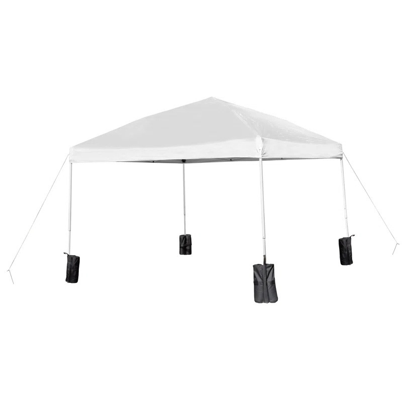 10x10 Pop Up Canopy with UPF 50+ Waterproof Canopy Top for Party/Exhibition/Picnic, White Gazebo