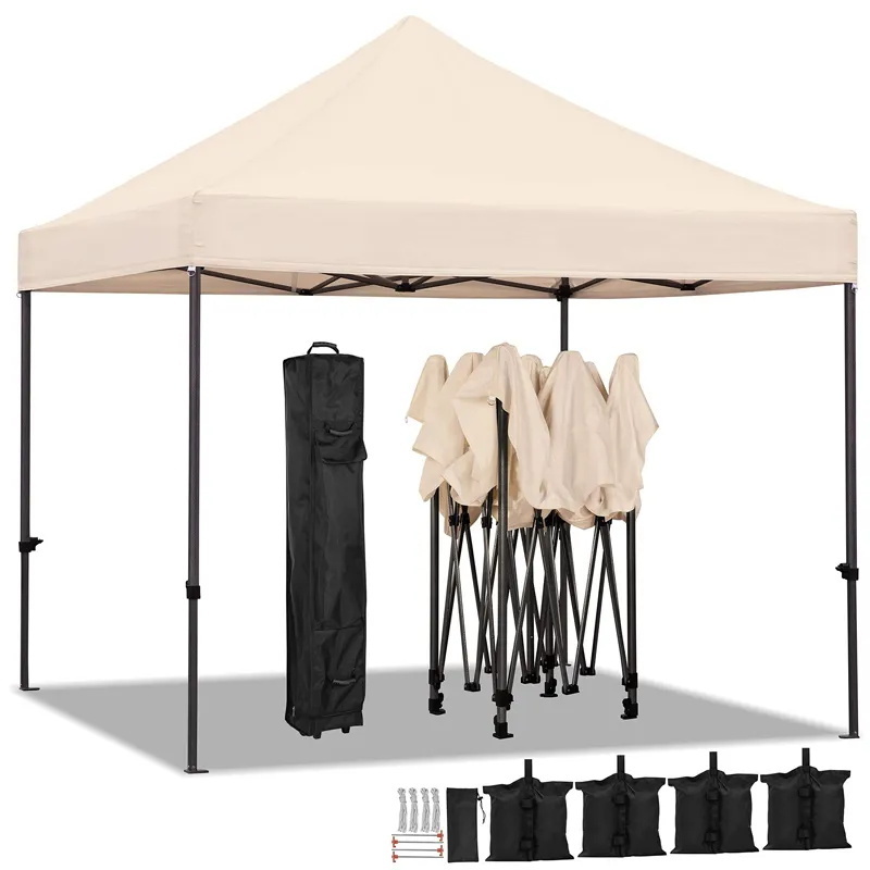 15x15 Outdoor Canopy Camping Party Tent, Removable Side Wall White