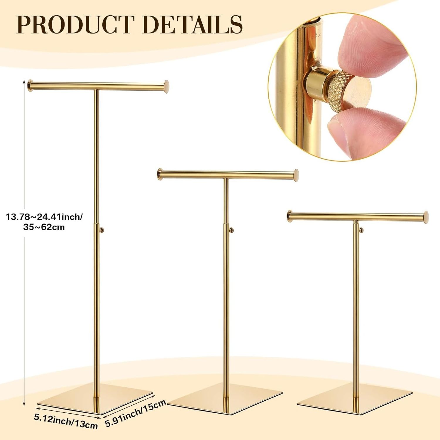 best supplier Handbag Display Stand Adjustable Single Purse Hanger Metal Purse Display Stand Handbag Holder