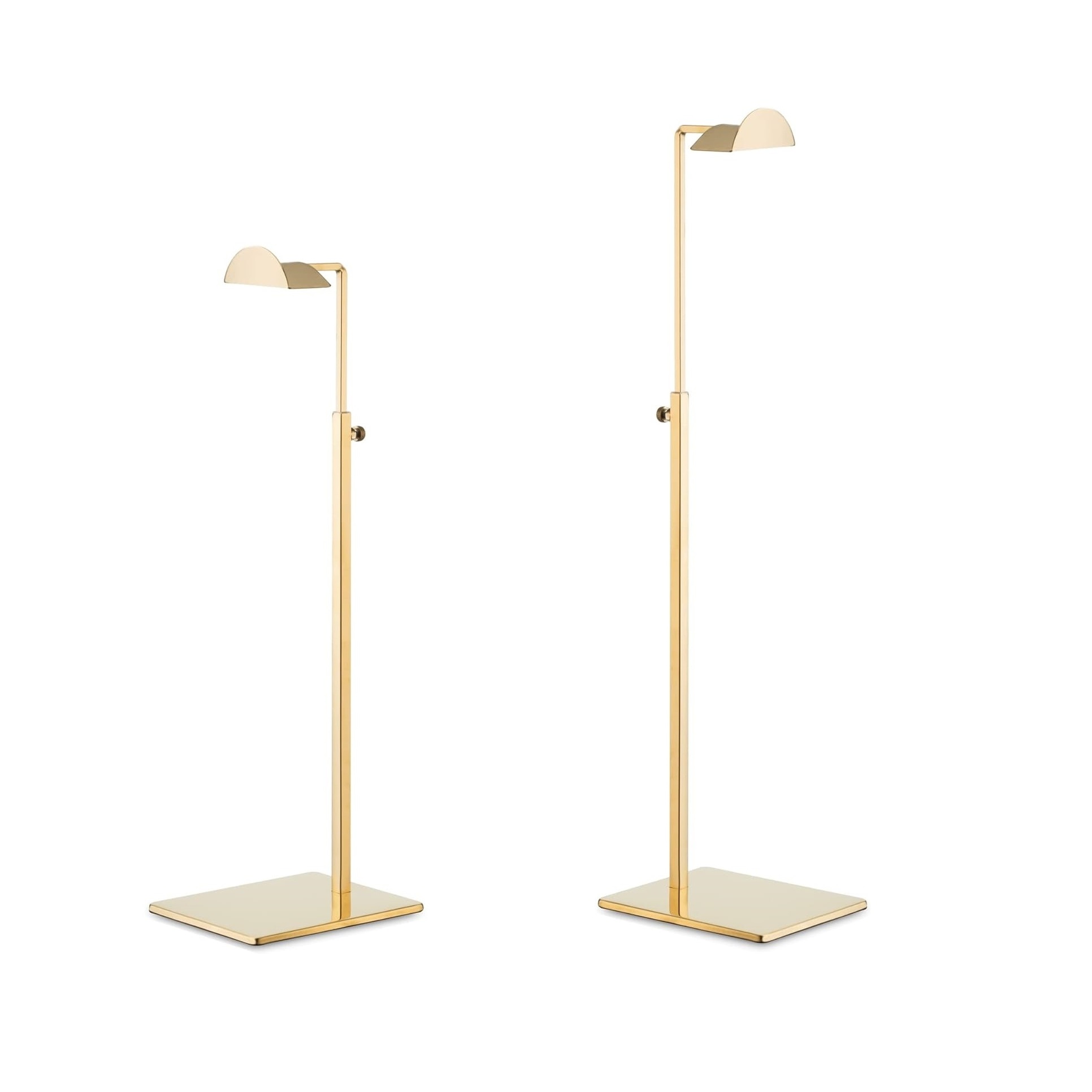 new arrival Gold Handbag Display Stand - 2 Pack Table Polished Gold Purse Stands for Display - Adjustable Height Semi Circle