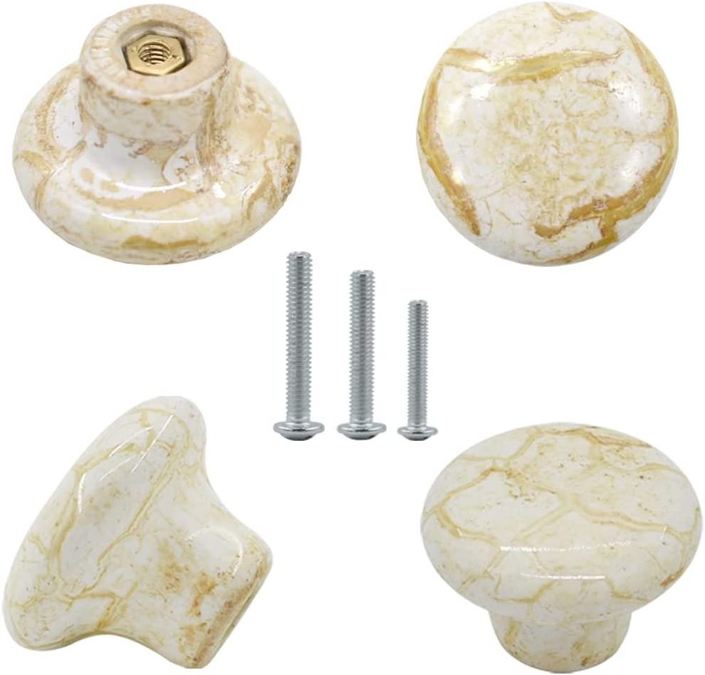 bulk selling price Drawer Pull Knobs door Handle antique texture bone inlay kitchen Furniture Wardrobe knob