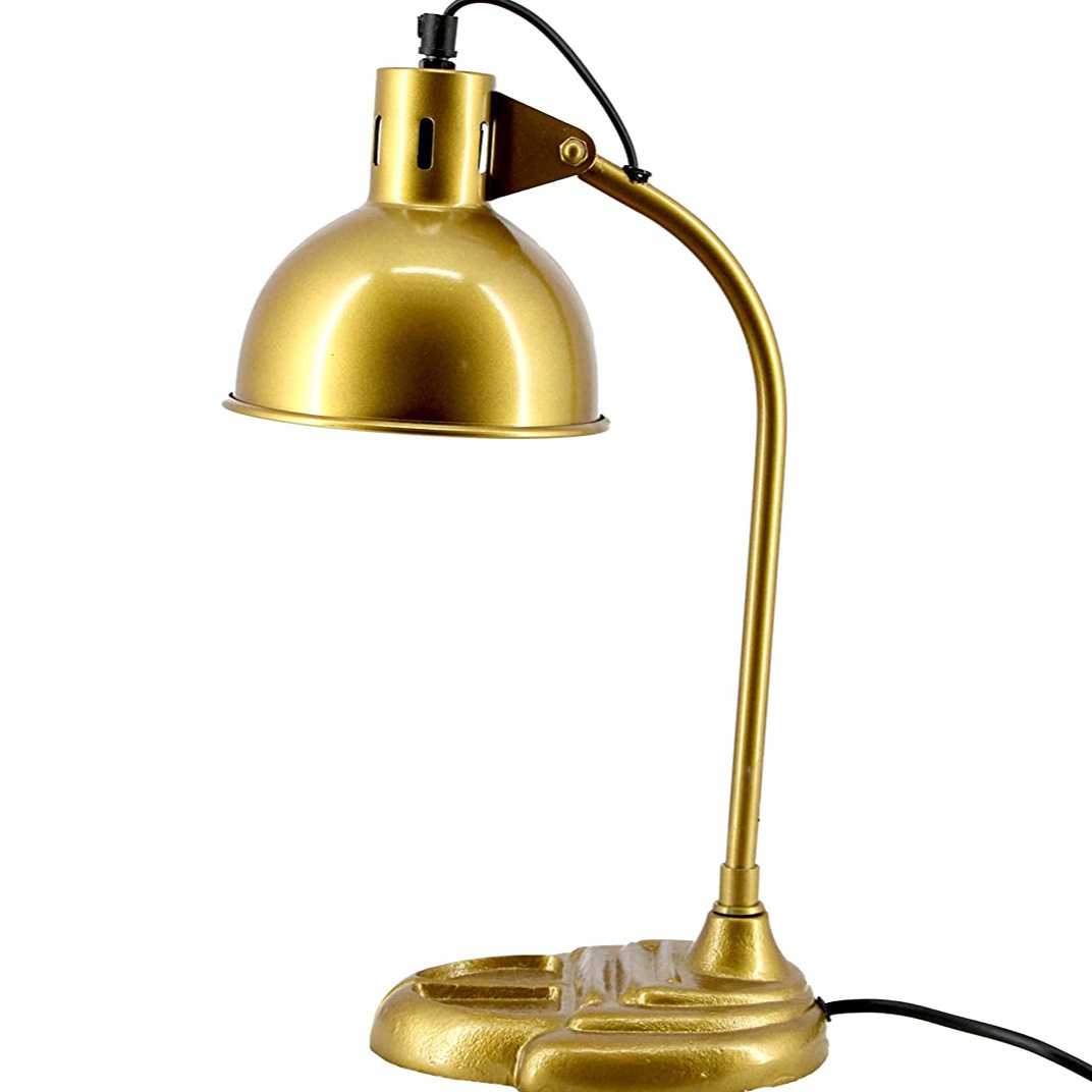 Adjustable Head Table Lamp Brass Antique for Study Room, Office,