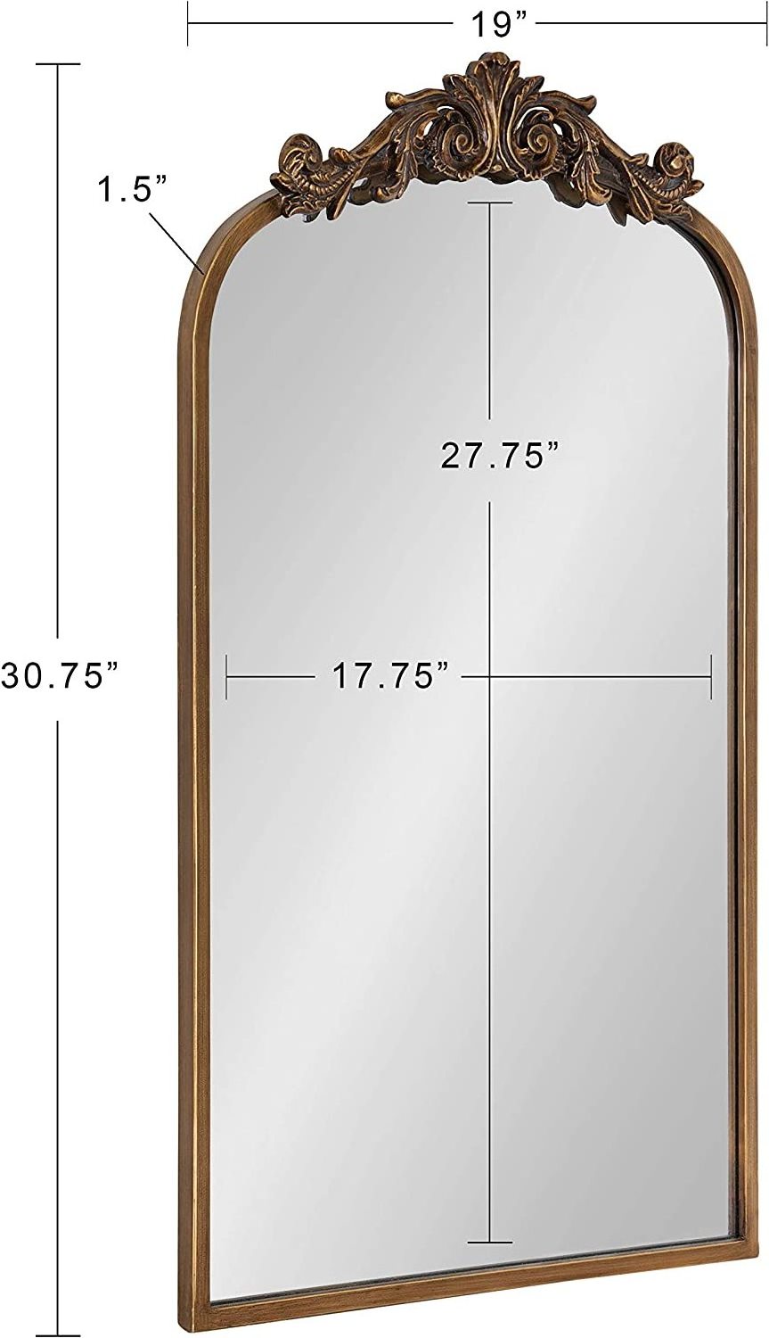 Arendahl Traditional Arch Mirror, 19