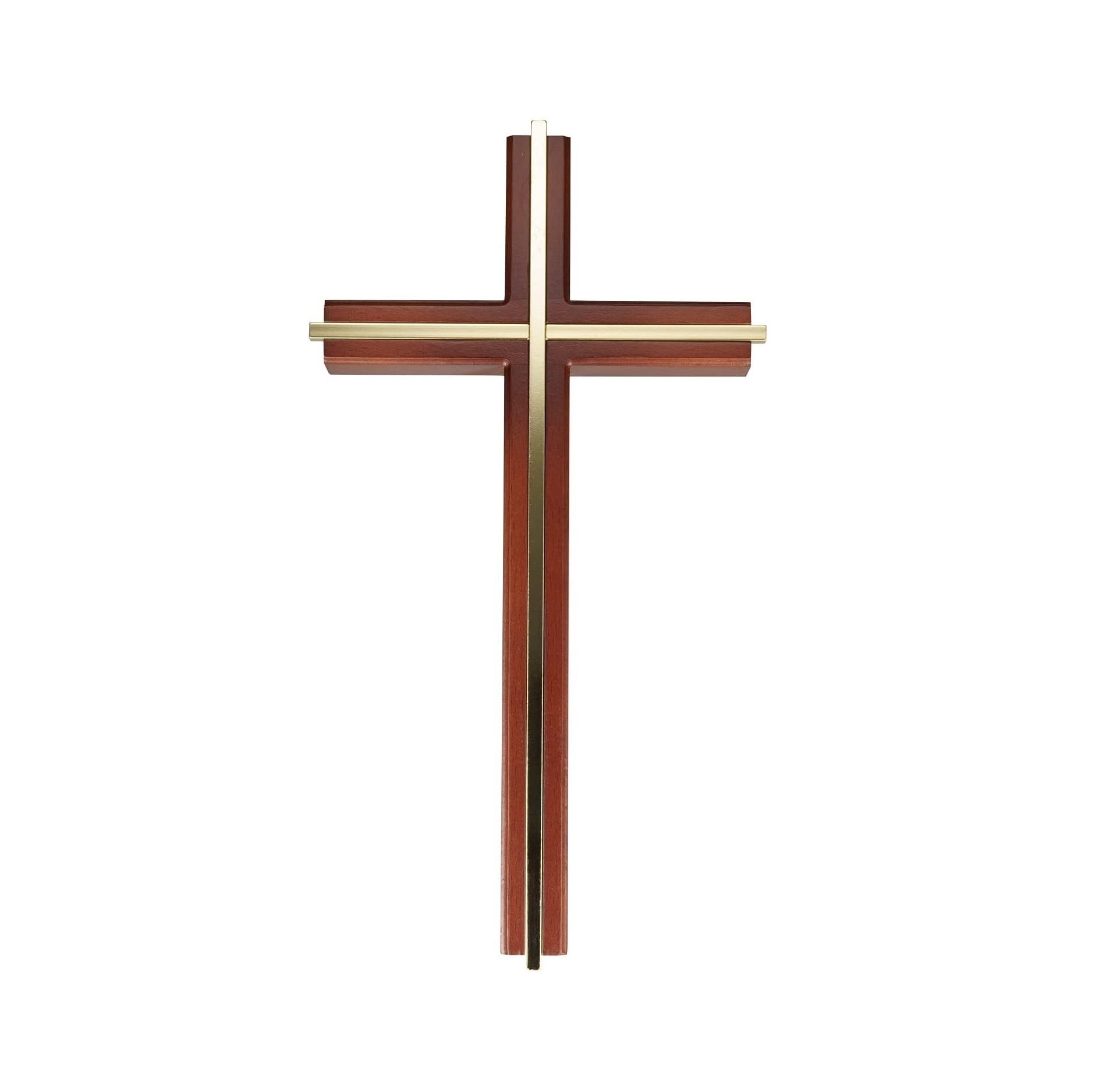 Wall Cross Catholic Wooden Hanging Crosses for Wall Decor 10 Inch