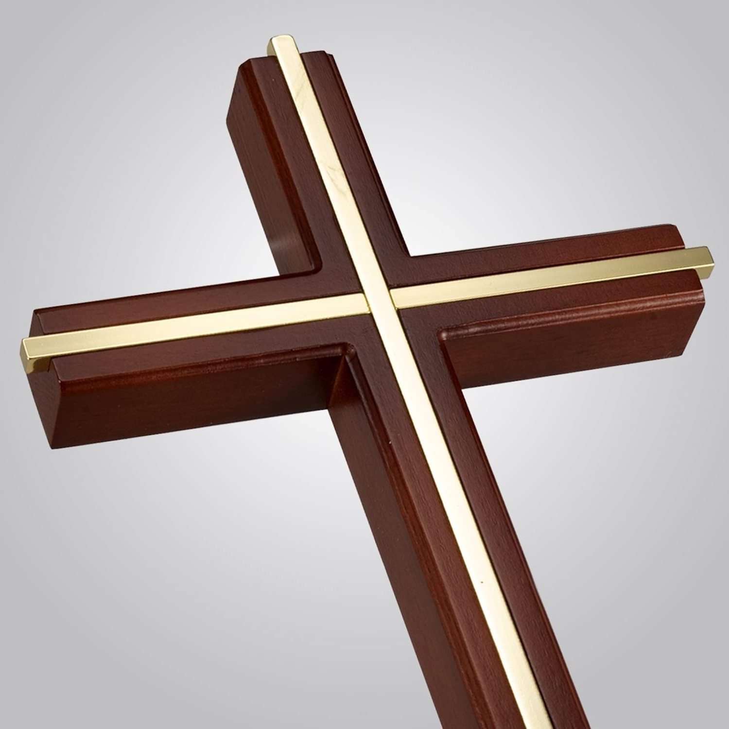 Wall Cross Catholic Wooden Hanging Crosses for Wall Decor 10 Inch