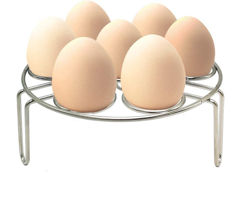 Egg Steamer Rack Alamic Steamer Trivet Basket Stand for Instant 3 Quart Accessories and Pressure Cooker