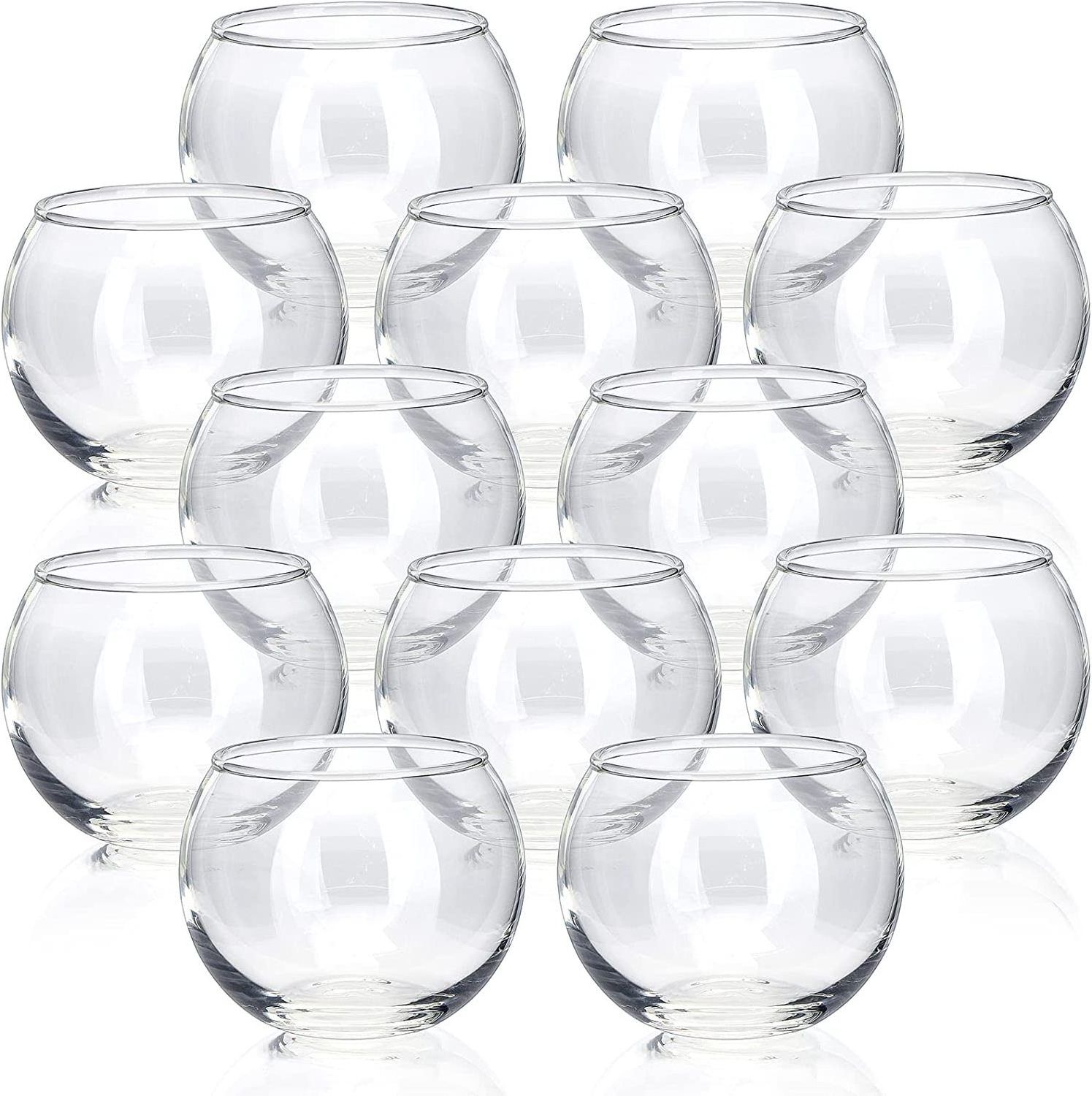 Clear Votive Candle Holders Glass Tealight Candle Holder Bulk for Wedding Decor and Home Decor