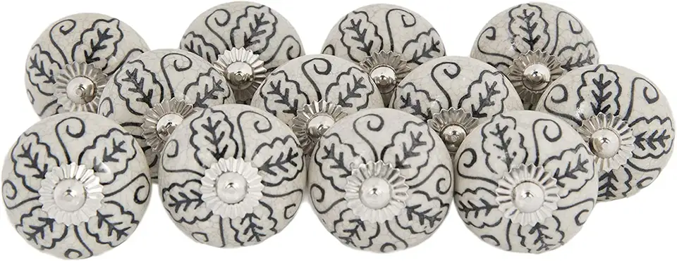 promotional sale Cabinet Knobs White Drawer Pulls Knob MOP Dresser puller Door Hardware