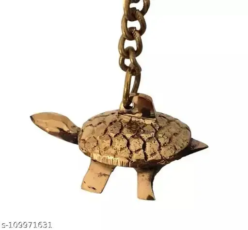 handcrafted antique Tortoise Keychain for Gifting Nautical Ornament Pure brass turtle Statue key Hanging supplier