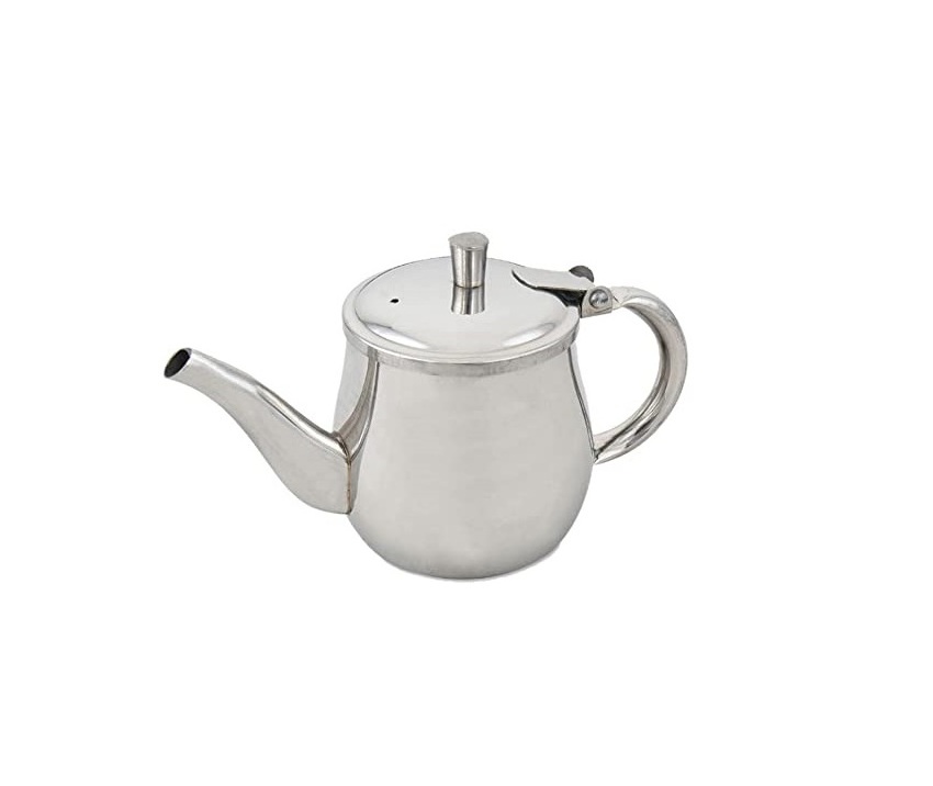 Home Kitchenware Metal Teapot for Women Birthday Housewarming Gift Tea and Coffee Serving Kettle