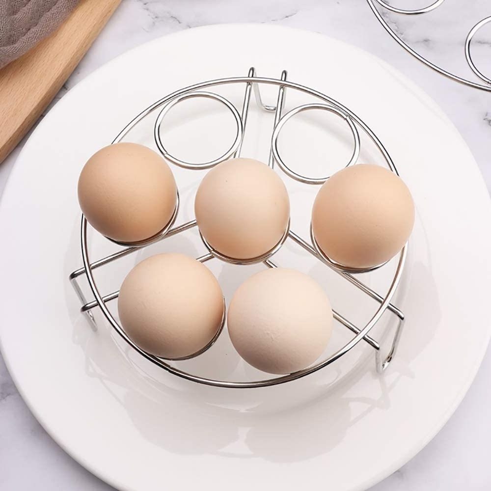 Egg Steamer Rack Alamic Steamer Trivet Basket Stand for Instant 3 Quart Accessories and Pressure Cooker