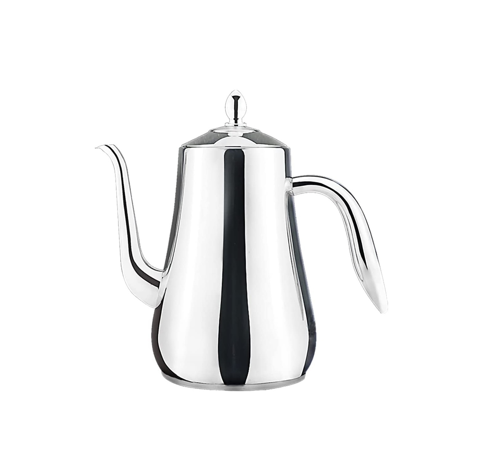 Stainless Steel Teapot with Infuser for Breakfast Dinner Service Kitchenware Kettle Silver Tea Pot Utensils