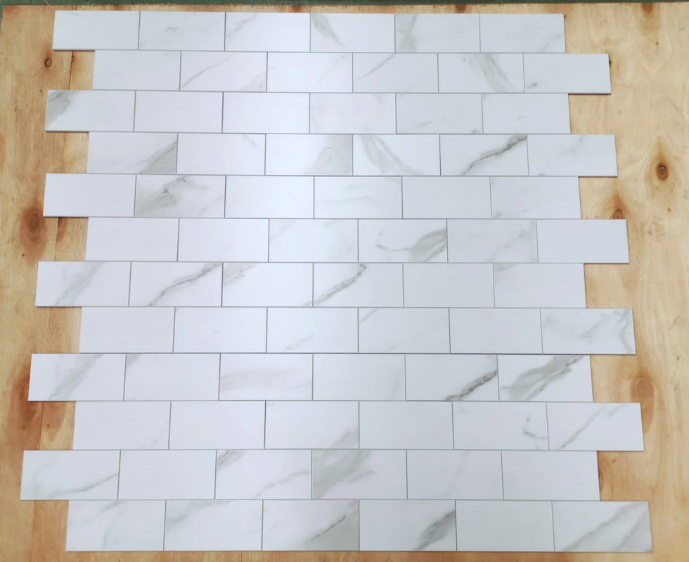 50*100mm Chip dot 300x300mm sheet SPC Peel and Stick Self-Adhesive Mosaic Wall Tiles Brick Wall Imitation Modern Mosaics Product