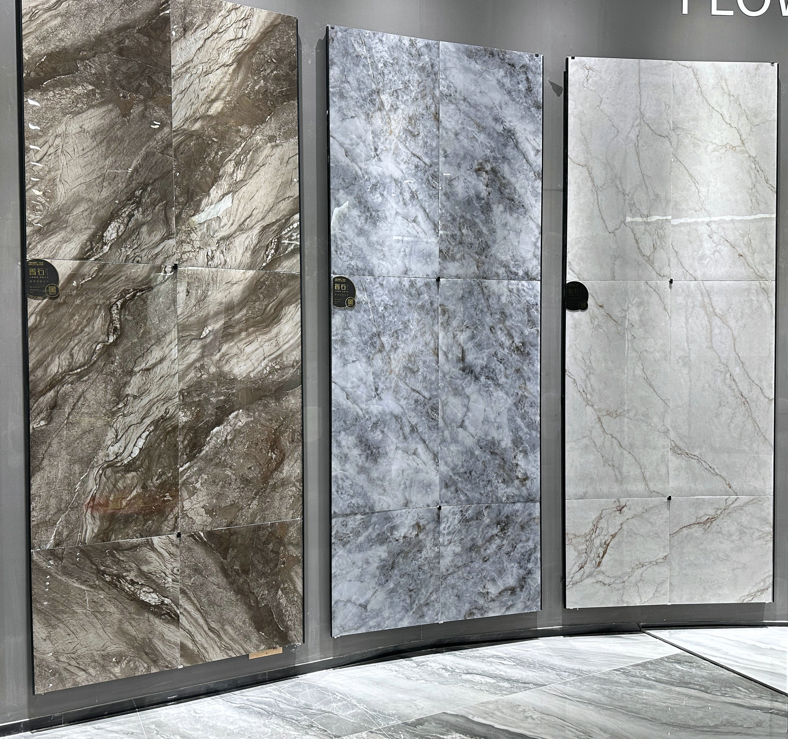 150x75cm luxury porcelain glazed marble look slab tile floor tiles marble slab sintered stone  tiles