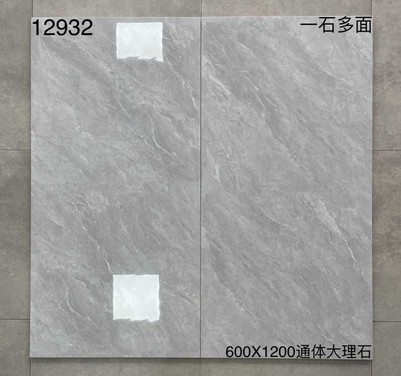 Modern Polished Carrara White Marble 600x1200 Ceramic Tile Cheap Stone Texture Glazed for Interior Wall and Floor Decorations