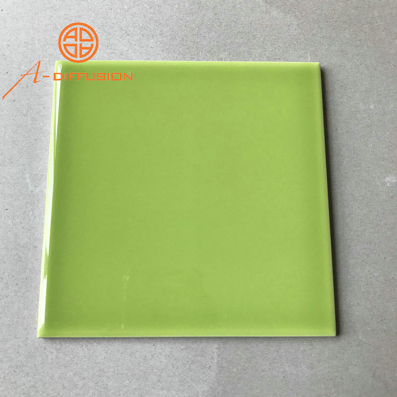 bathroom bathroom ceramic tiles green color 100x100mm 4x4 inch