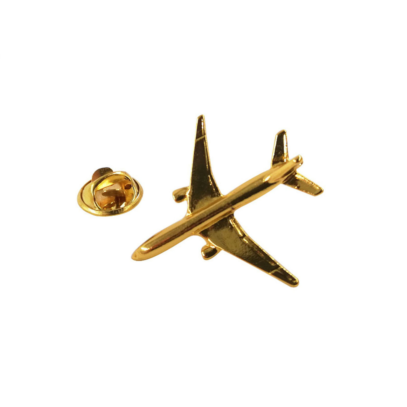 Design Aviation Gifts Garment Decoration Metal Lapel Badge Hard Enamel Brooch Custom Logo Airplane Pin