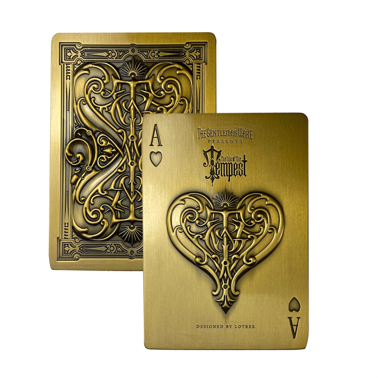 Blank printing souvenir gift business credit game deck poker playing plate custom logo metal card