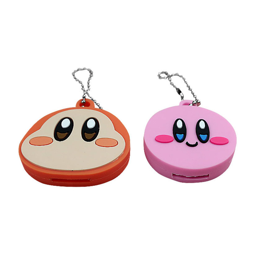 Custom cartoon anime key cover holder caps cute silicone pvc keychain rubber key chains promotional gift key covers