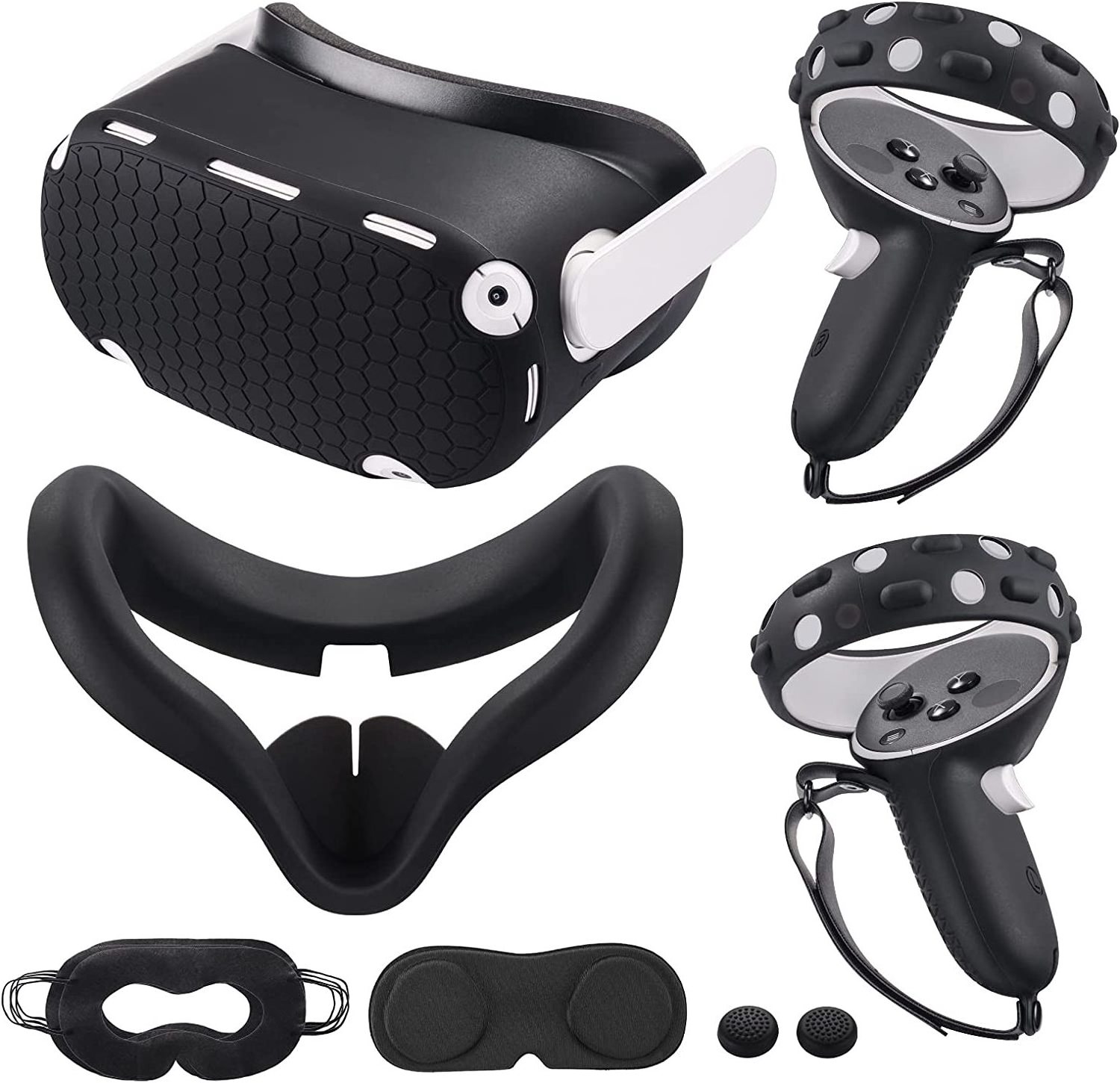 Accessories VR Silicone Mask Housing Cover Touch Grip Cover Protective Lens Cover Eye Cove For Oculus quest2