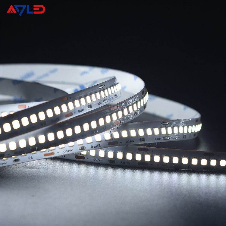 SMD 2835 238LEDs/M DC24V 3000K Warm White Color Temperature DC24V For cove lighting with 110lm/W High Efficiency